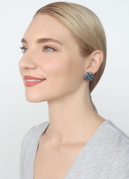 blue/green - Gem Rocks - Konplott earrings